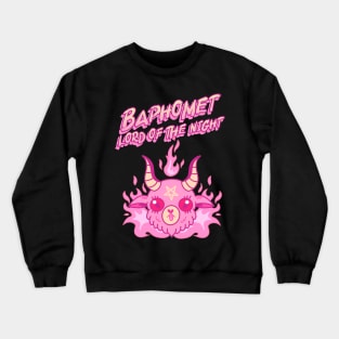 Baphomet, lord of the night, baby Baphomet Crewneck Sweatshirt